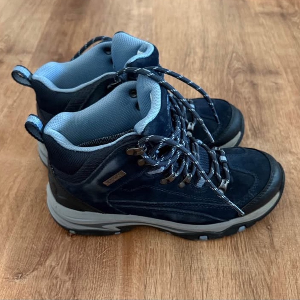 Navy Blue Hiking Boots